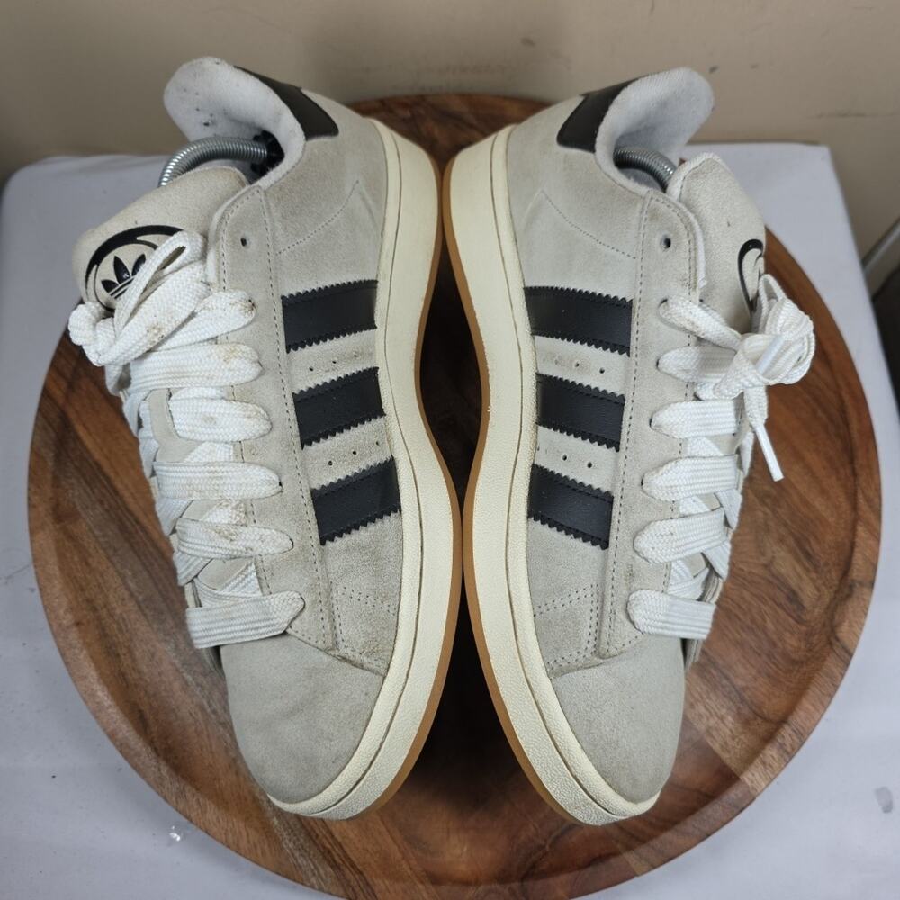 Adidas Campus 00s Crystal White Black Womens Gray Size 11 Low Top Shoes GY0042 - Picture 5 of 9